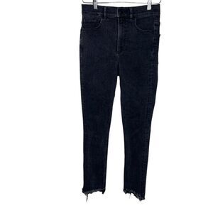 Express stretch+ ankle legging super high rise jeans size 4R